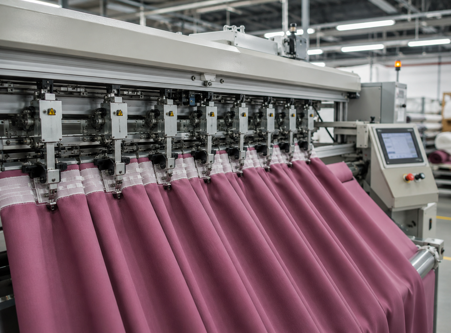 Confección artesanal de cortinados en taller Decorsant